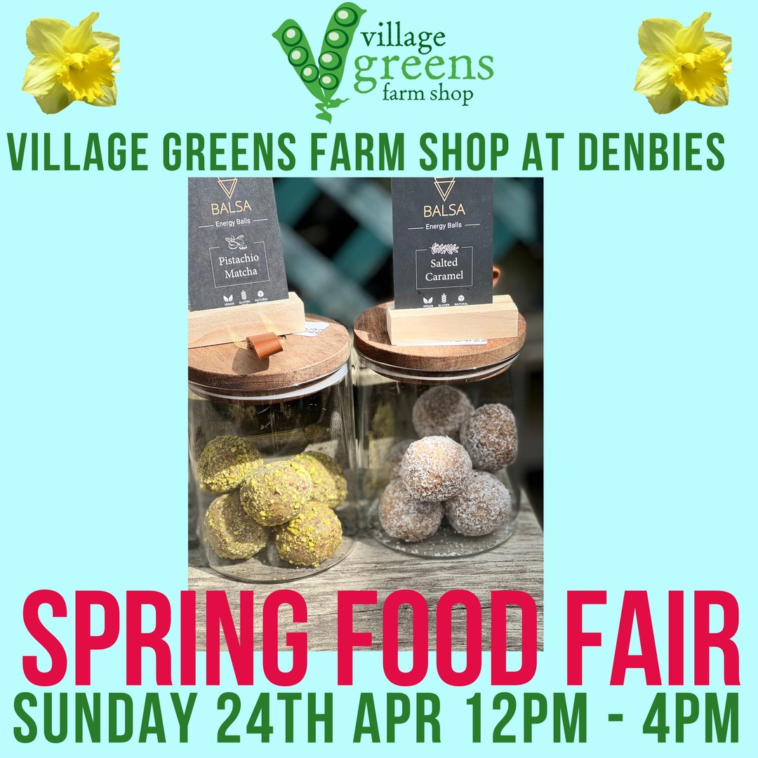 Out walking at @denbies_wine_estate ? If you need a bit of extra energy then do top up with @balsa.balls protein balls at the Farm Shop: the energy and nutrients you need to feel and perform at your best..and taste amazing! 
...at the till every day and at the Food Fair on Sunday. 

#foodfair #surreyfoodies #localproduce #energyballs #healthysnack